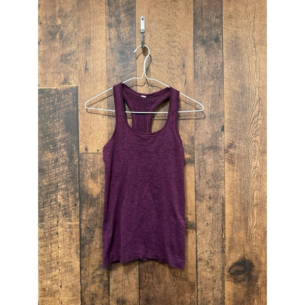Lululemon Swiftly Tech Racerback Tank Purple Size 2 EUC